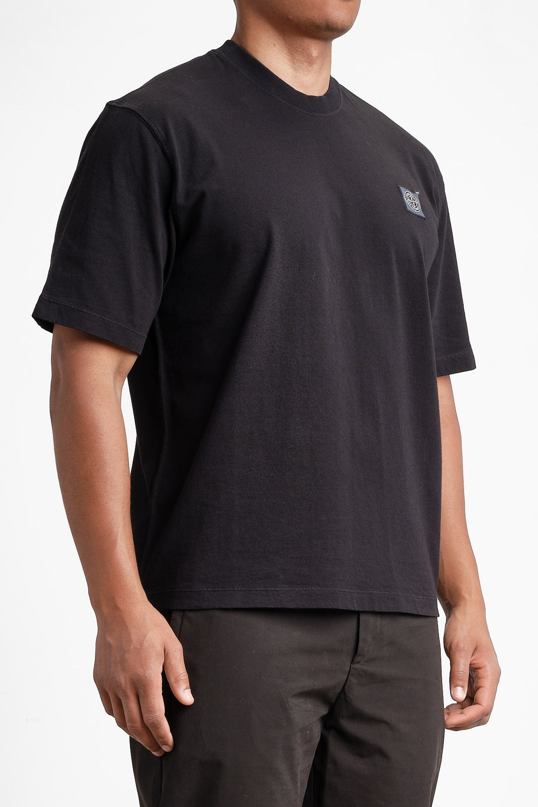 Garment Dyed Jersey T-Shirt Black