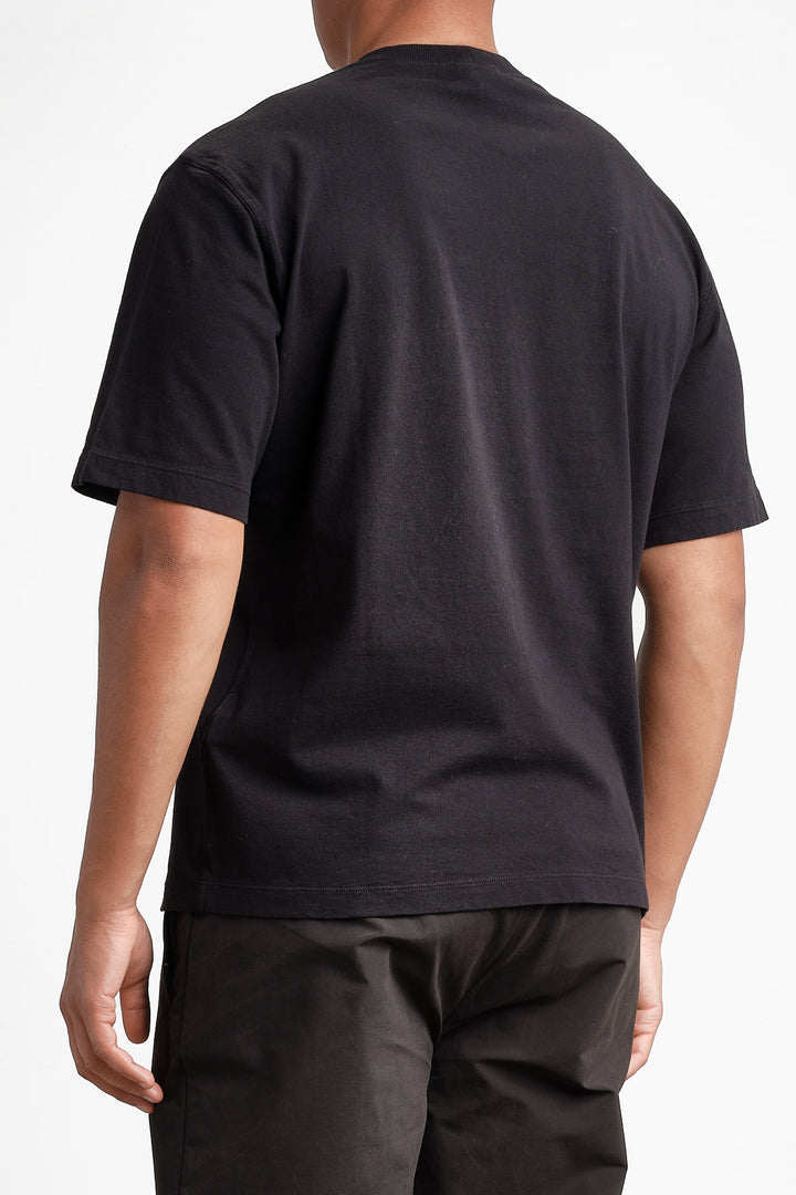 Garment Dyed Jersey T-Shirt Black