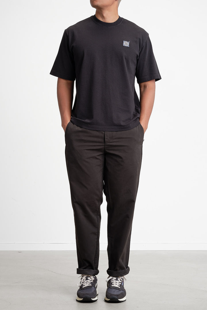 Garment Dyed Jersey T-Shirt Black