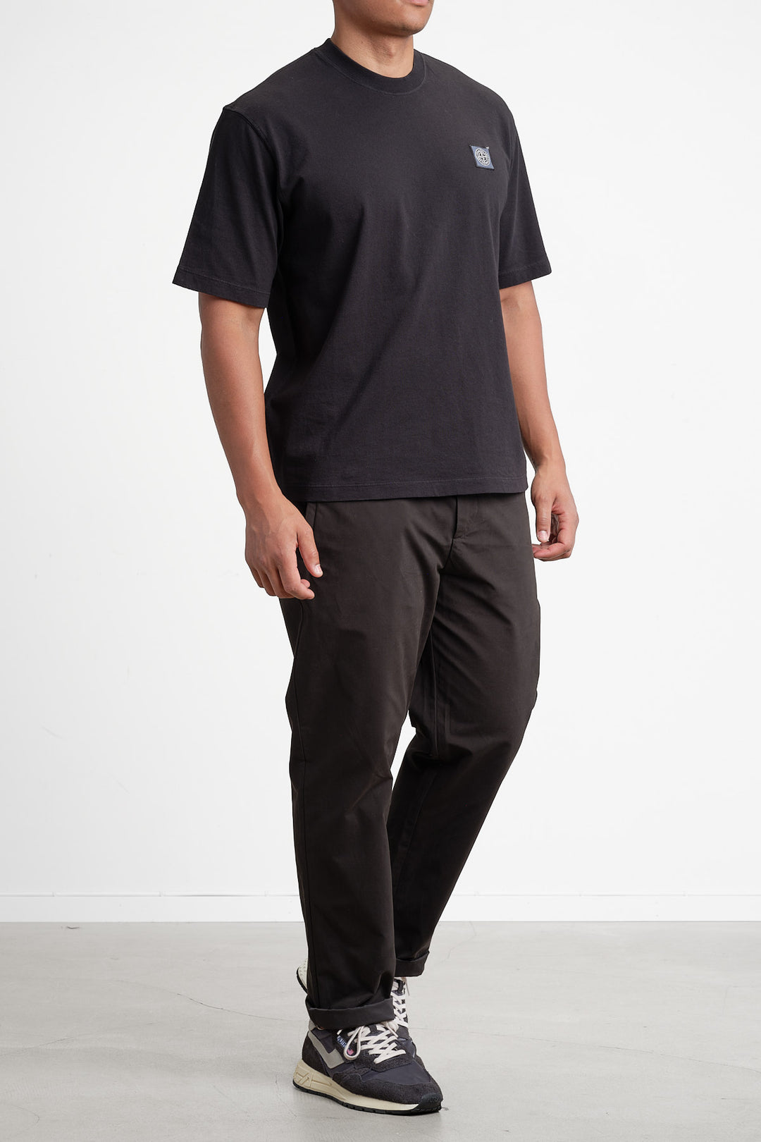 Garment Dyed Jersey T-Shirt Black
