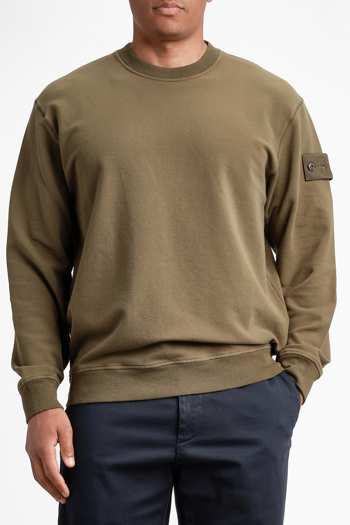 Ghost Piece Fleece Sweatshirt Green