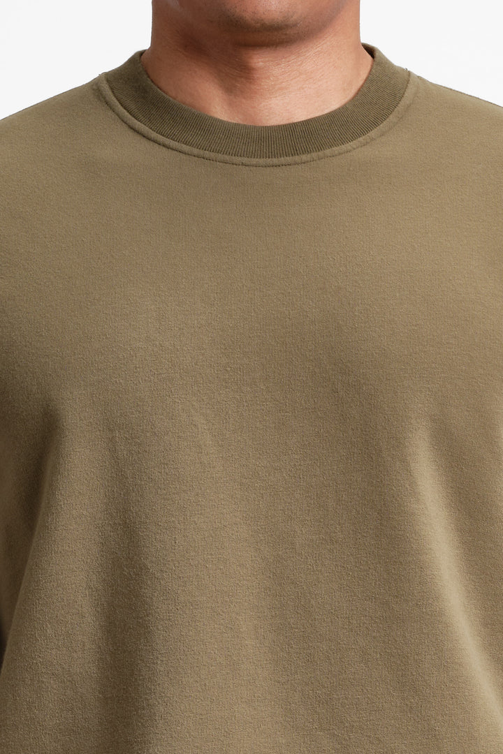 Ghost Piece Fleece Sweatshirt Green