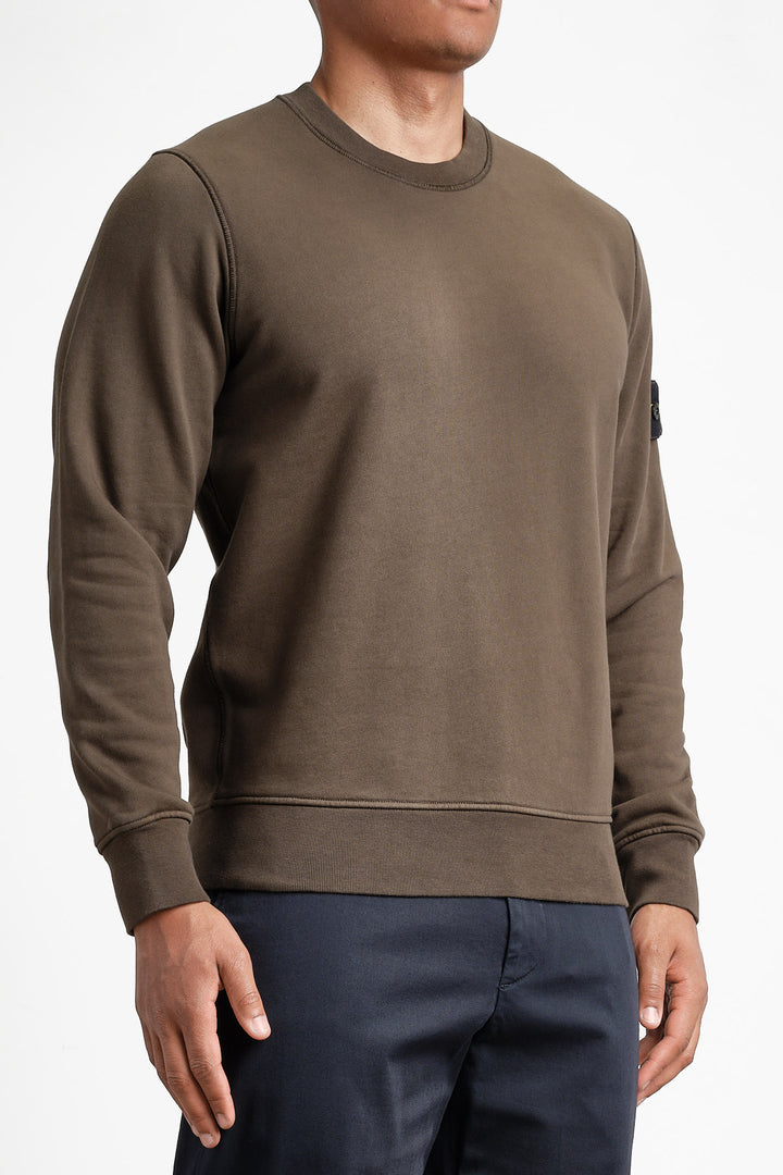 Garment Dyed Fleece Sweatshirt Coal Grey