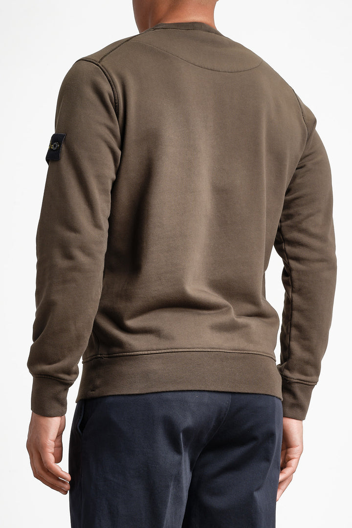Garment Dyed Fleece Sweatshirt Coal Grey