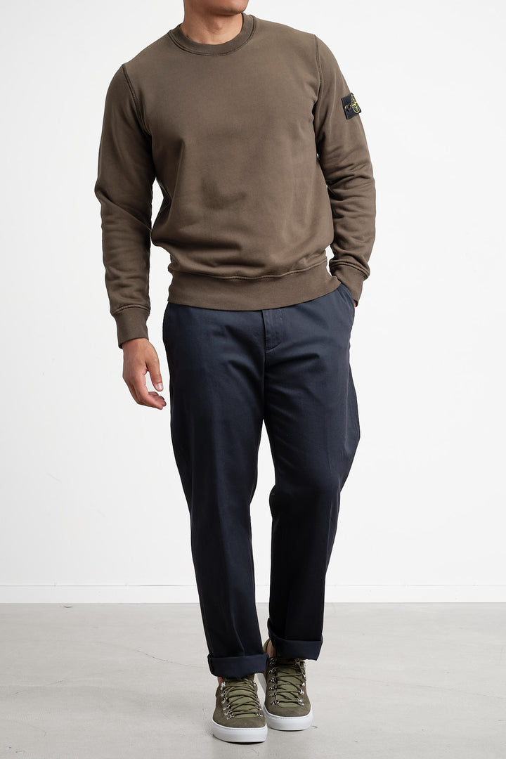 Garment Dyed Fleece Sweatshirt Coal Grey