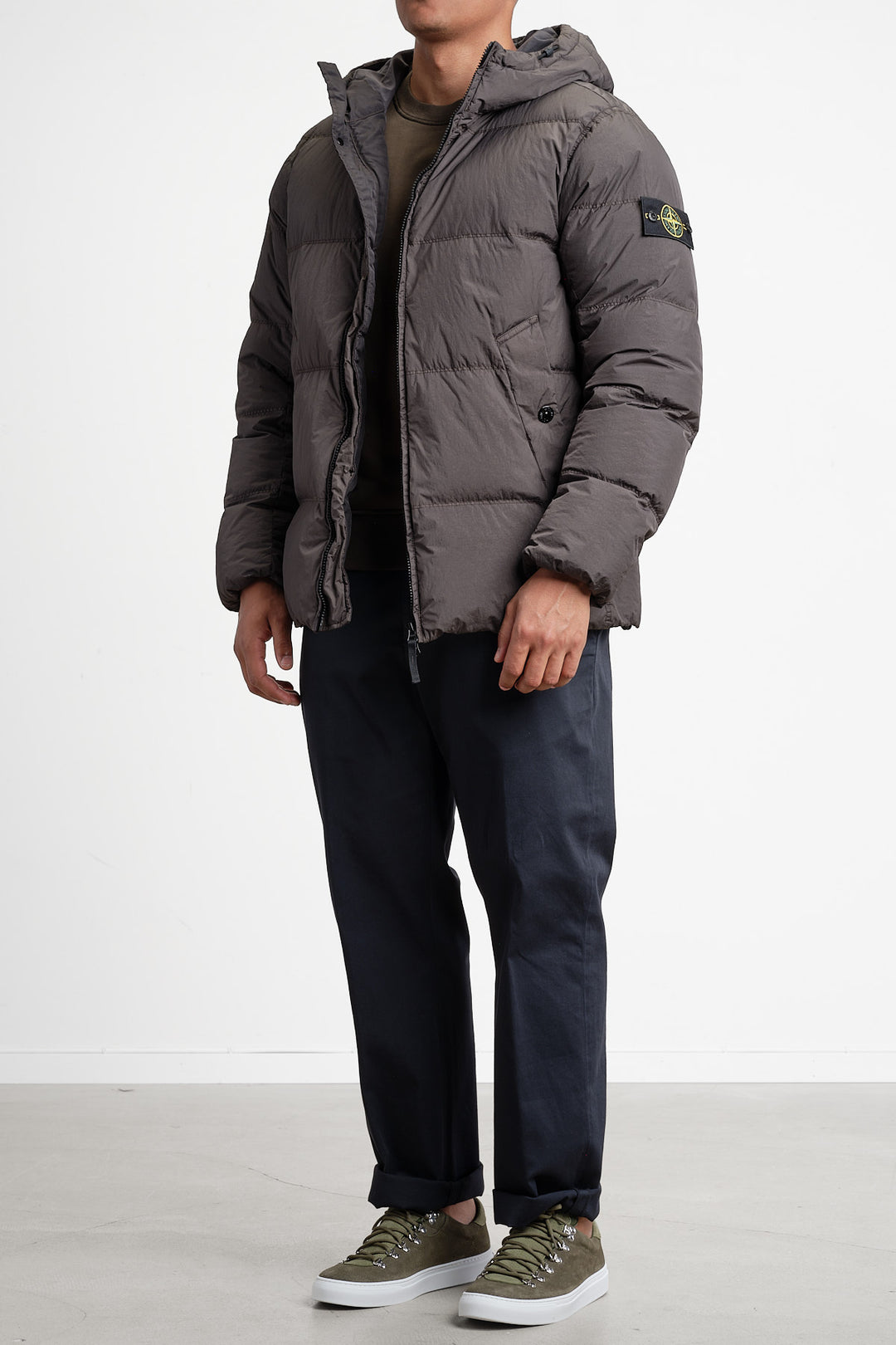 Crinkle Reps NY Jacket LEAD GREY
