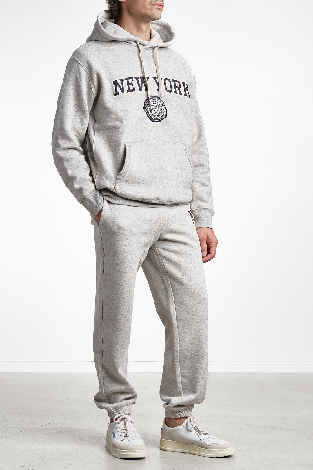 Graphic Sweat Hoodie Grey melange – Gant, helbild