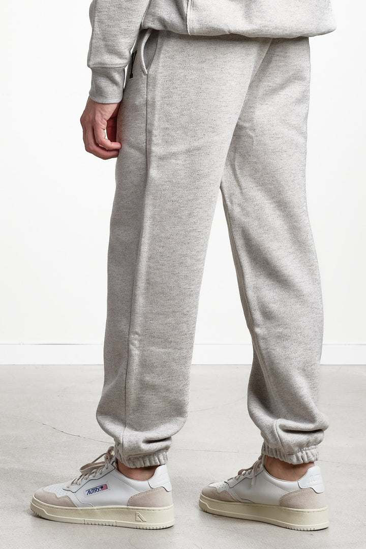 Graphic Sweat Pants Grey melange – Gant, bakifrån