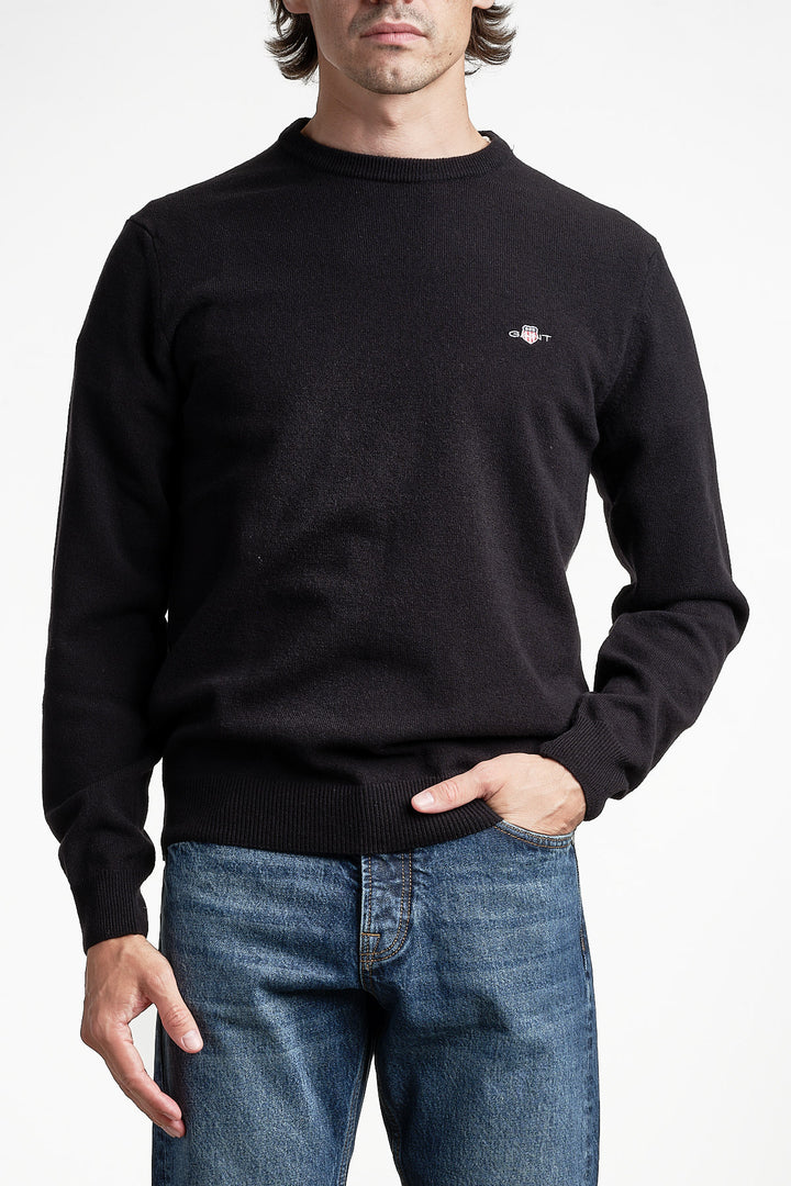 Superfine Lambswool Crewneck Black – GANT, sidan