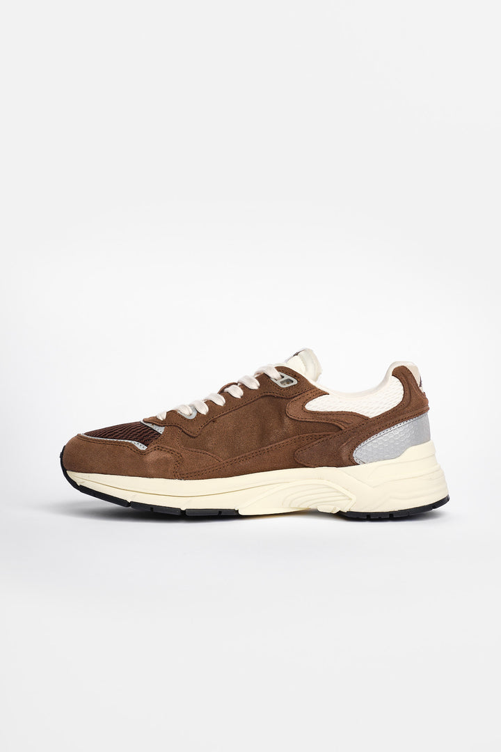 Hyperway Low Man Suede/Mesh Sneaker Cotto/Marshmallow