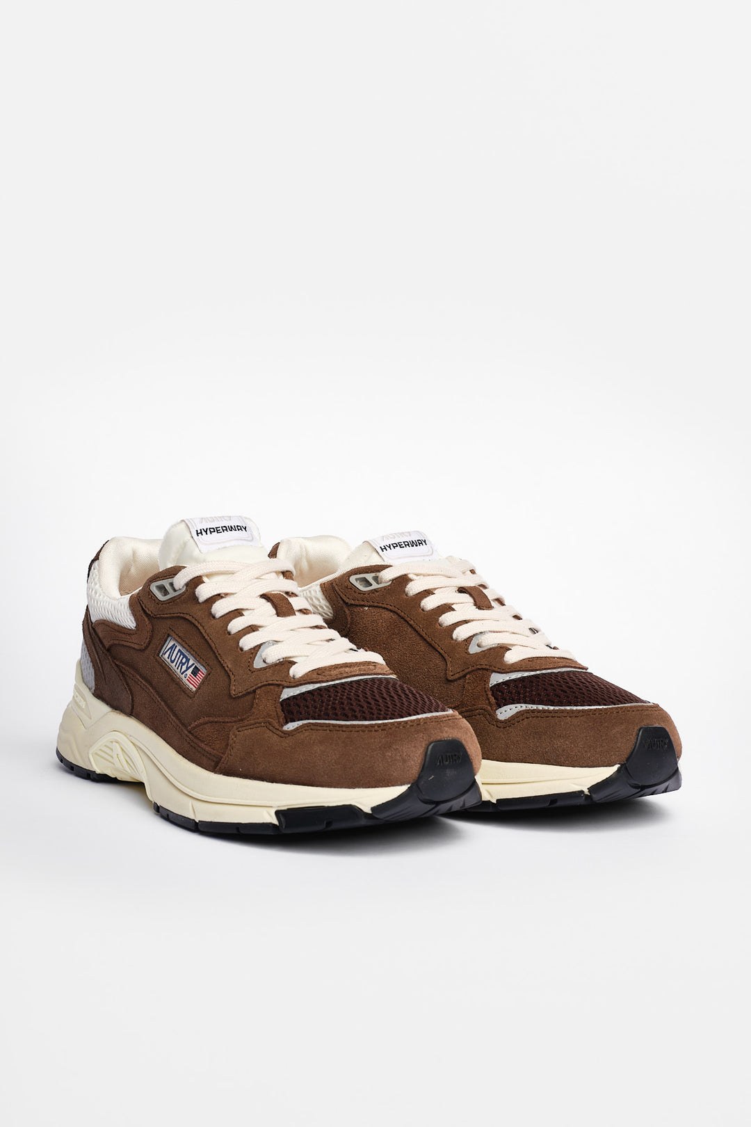 Hyperway Low Man Suede/Mesh Sneaker Cotto/Marshmallow