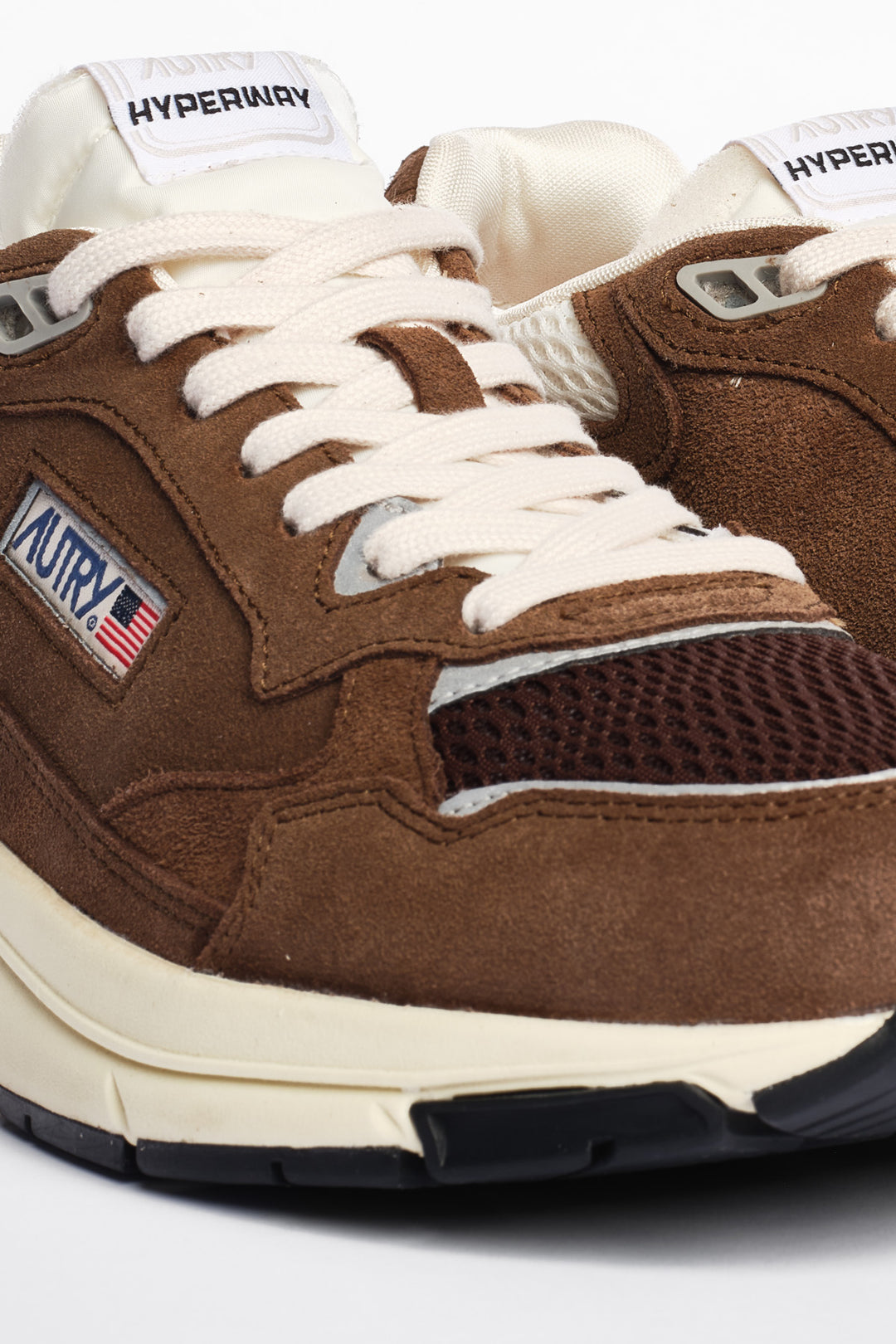 Hyperway Low Man Suede/Mesh Sneaker Cotto/Marshmallow