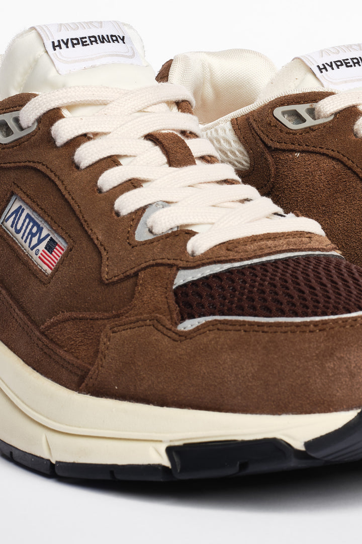 Hyperway Low Man Suede/Mesh Sneaker Cotto/Marshmallow