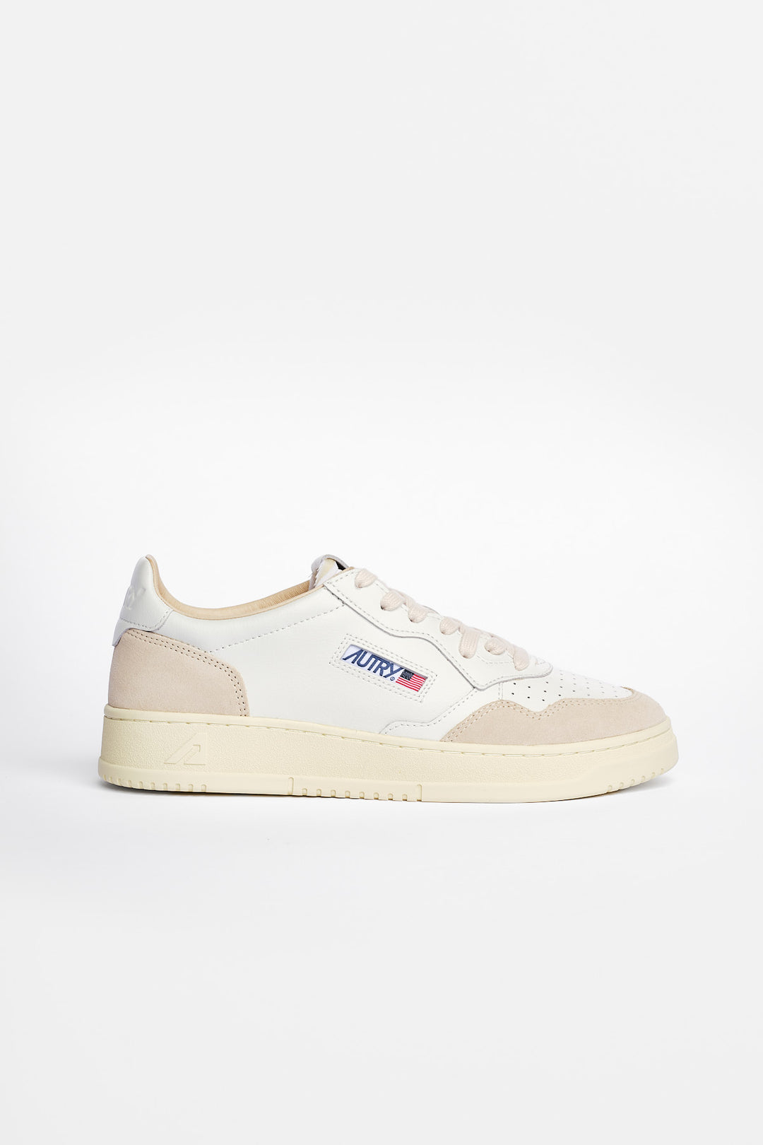 Medalist Læder Ruskinds Sneaker Hvid