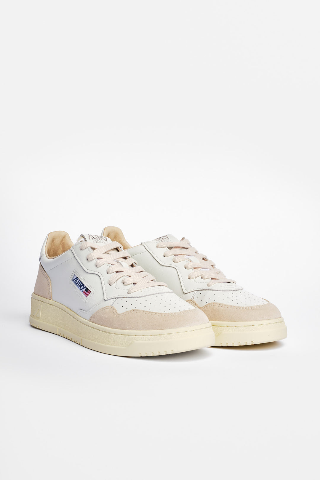 Medalist Læder Ruskinds Sneaker Hvid