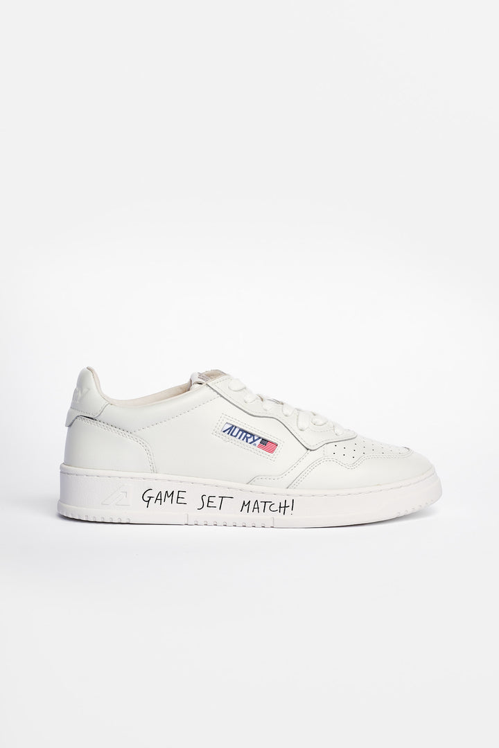 Medalist Match Leather Sneaker Total White