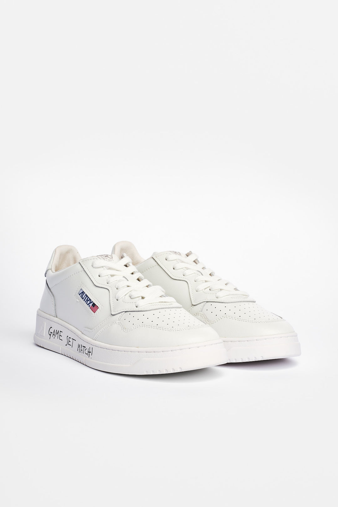 Medalist Match Leather Sneaker Total White