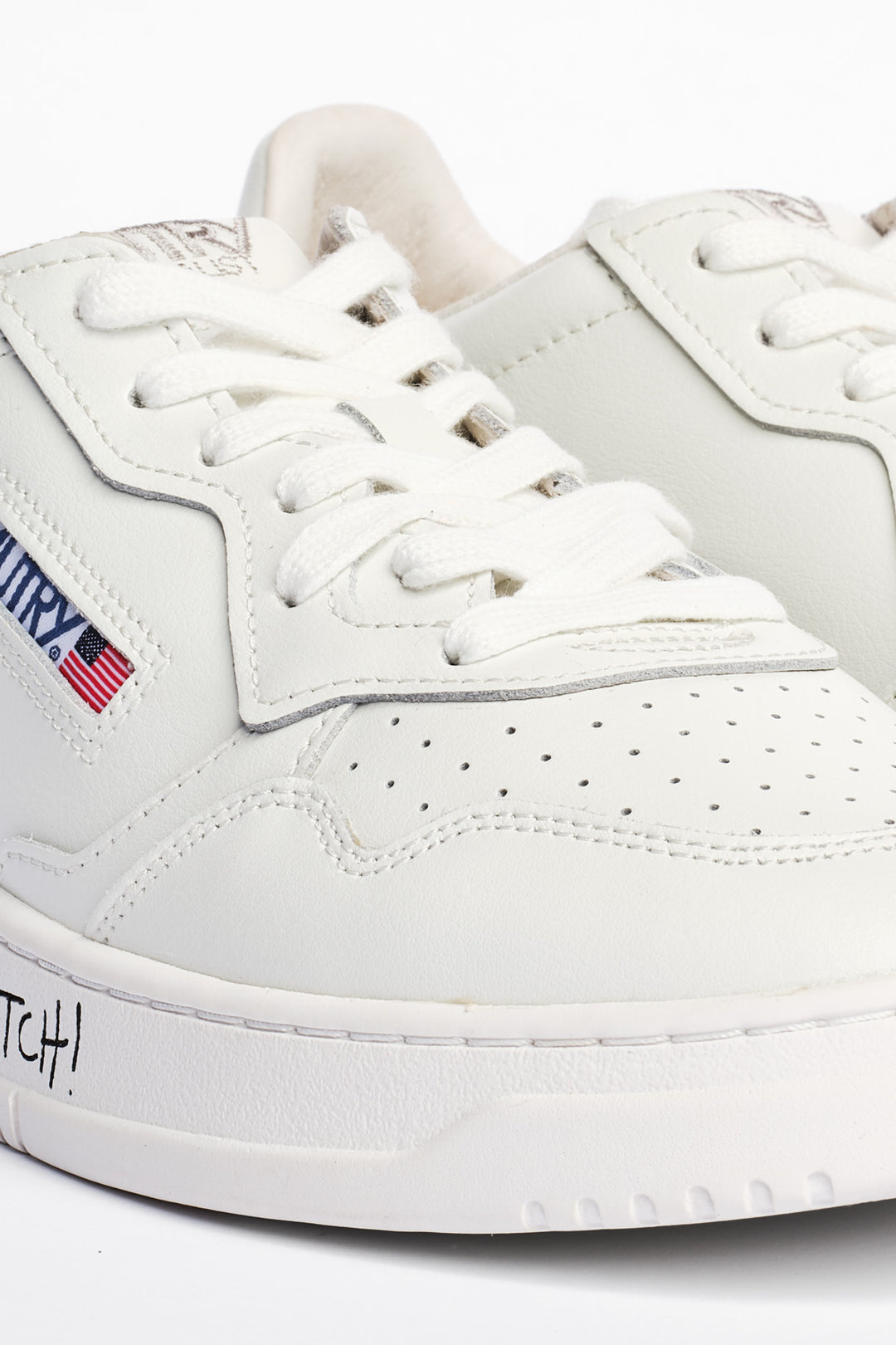 Medalist Match Leather Sneaker Total White