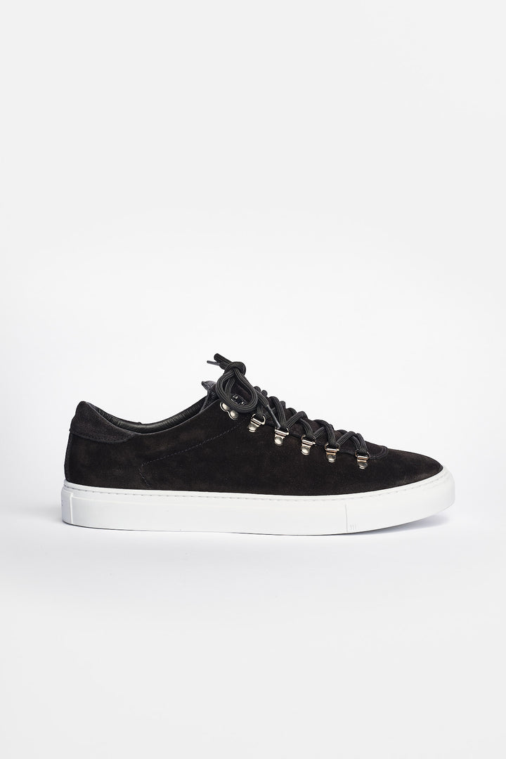 Marostica Lav Sneaker Ruskind Sort
