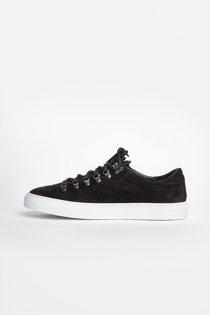 Marostica Lav Sneaker Ruskind Sort