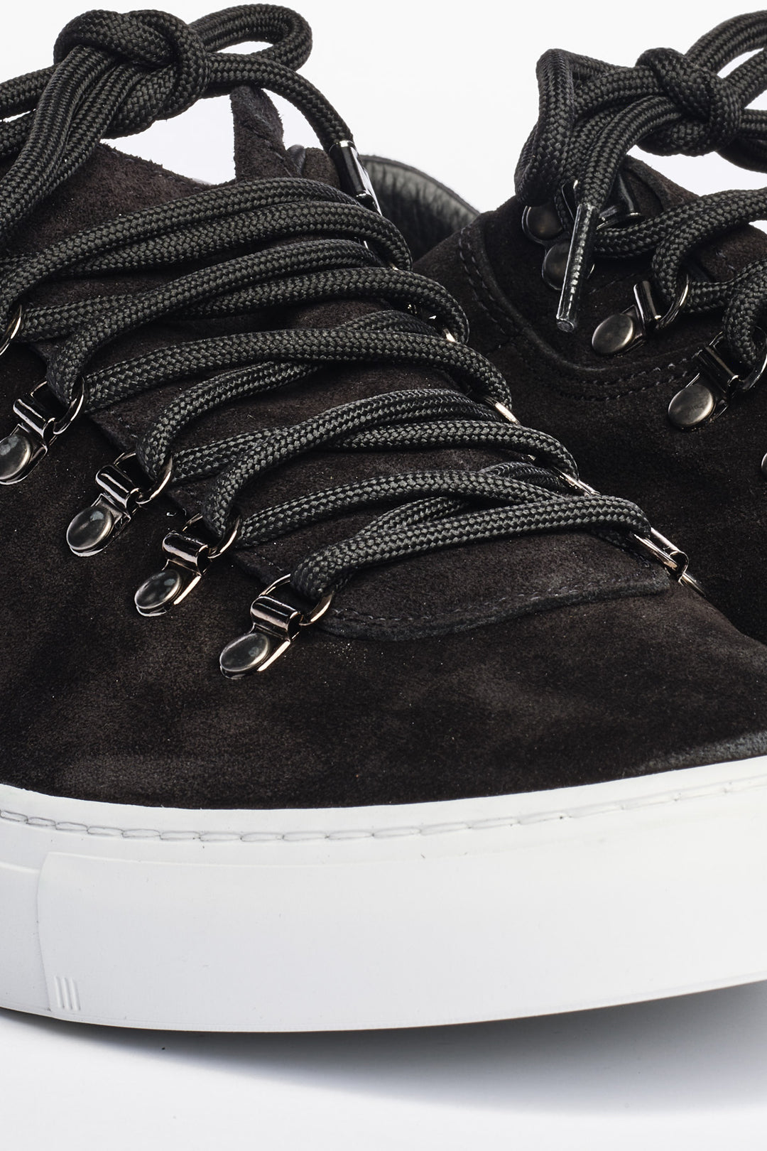 Marostica Lav Sneaker Ruskind Sort