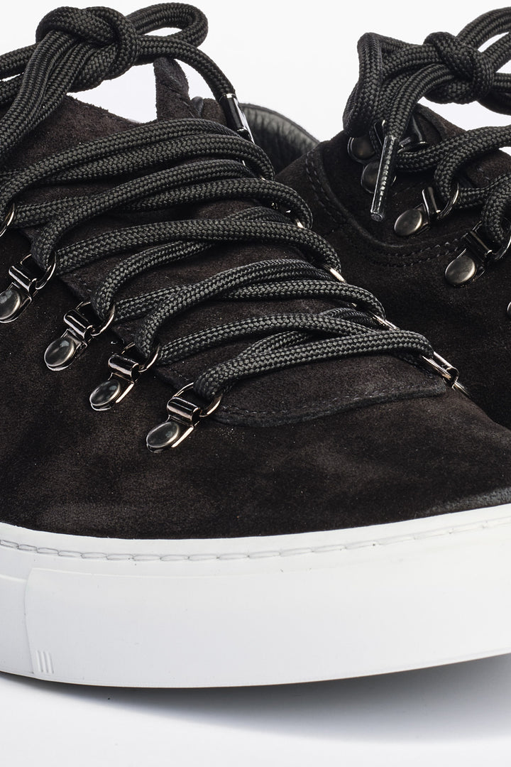 Marostica Lav Sneaker Ruskind Sort