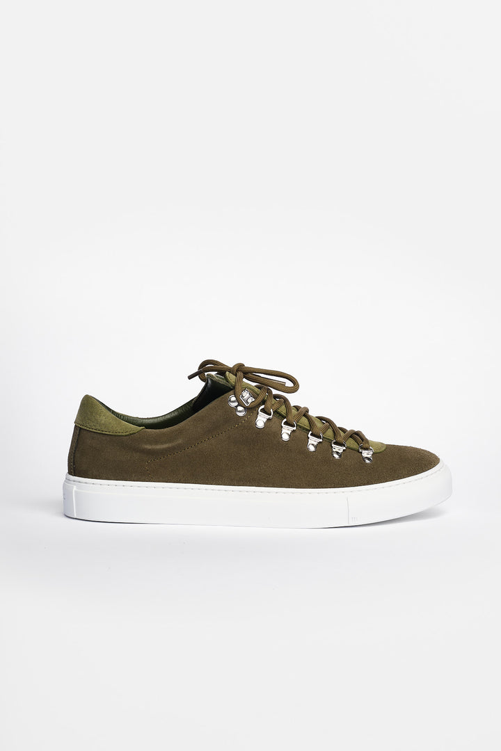 Marostica Low Sneaker Suede Green Suede