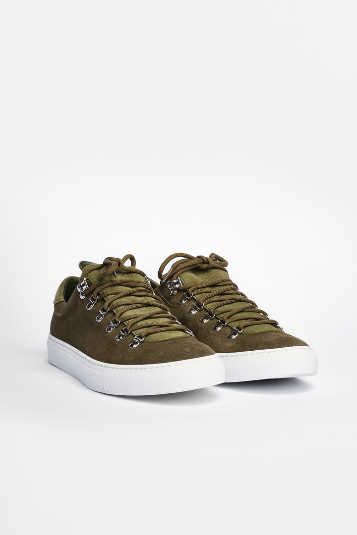 Marostica Low Sneaker Suede Green Suede