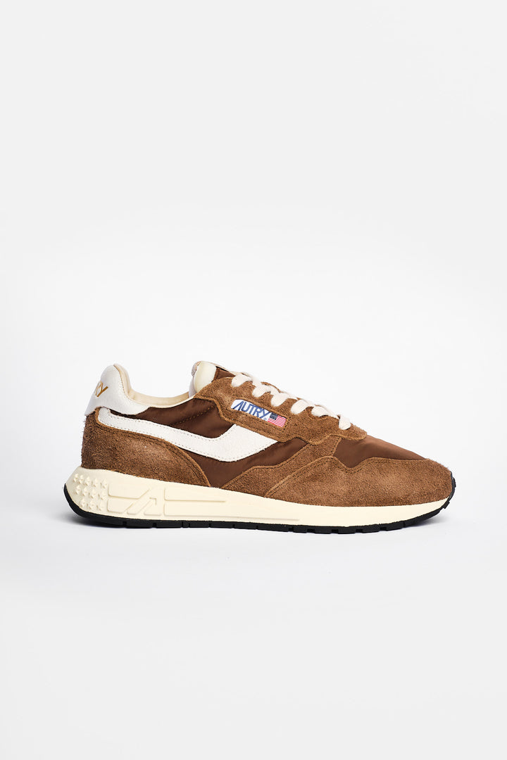 Reelwind Nylon/Suede Sneaker White/Tundra