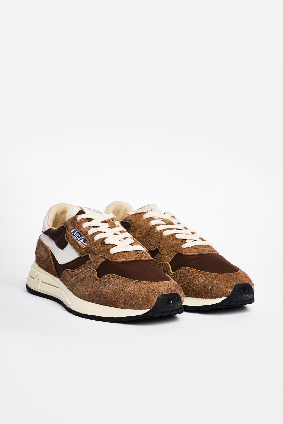 Reelwind Nylon/Suede Sneaker White/Tundra