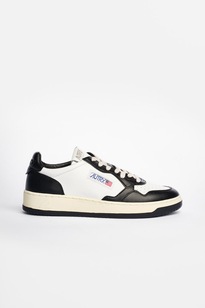 Medalist Bicolour Leather Black