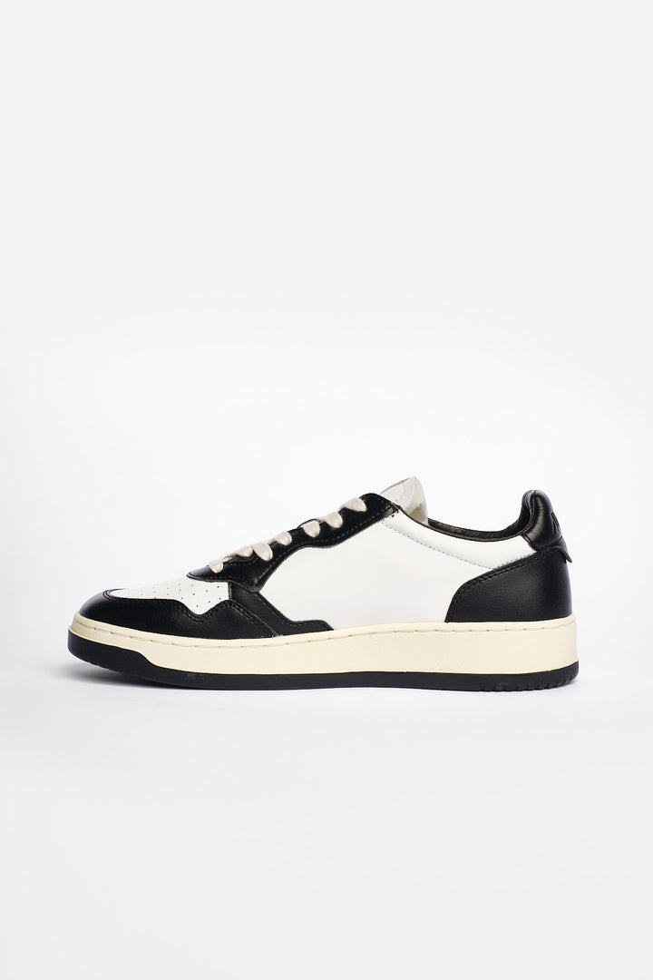 Medalist Bicolour Leather Black