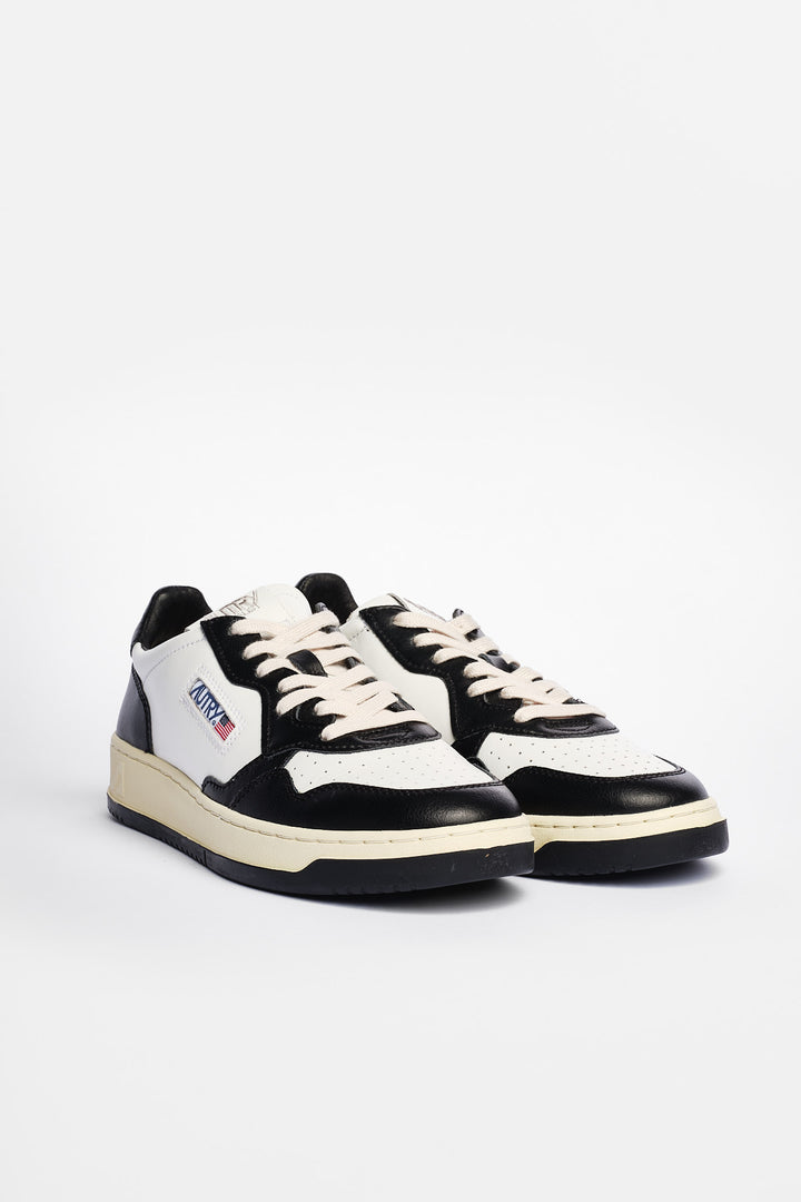 Medalist Bicolour Leather Black