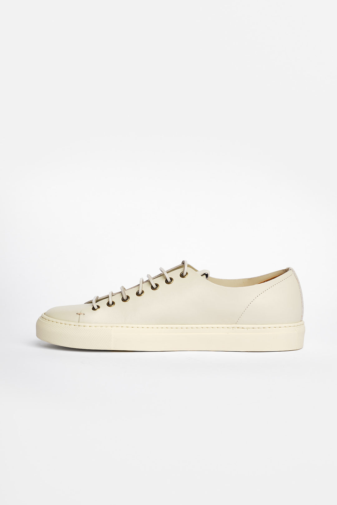 Klassisk Tanino Lædersneaker Anis