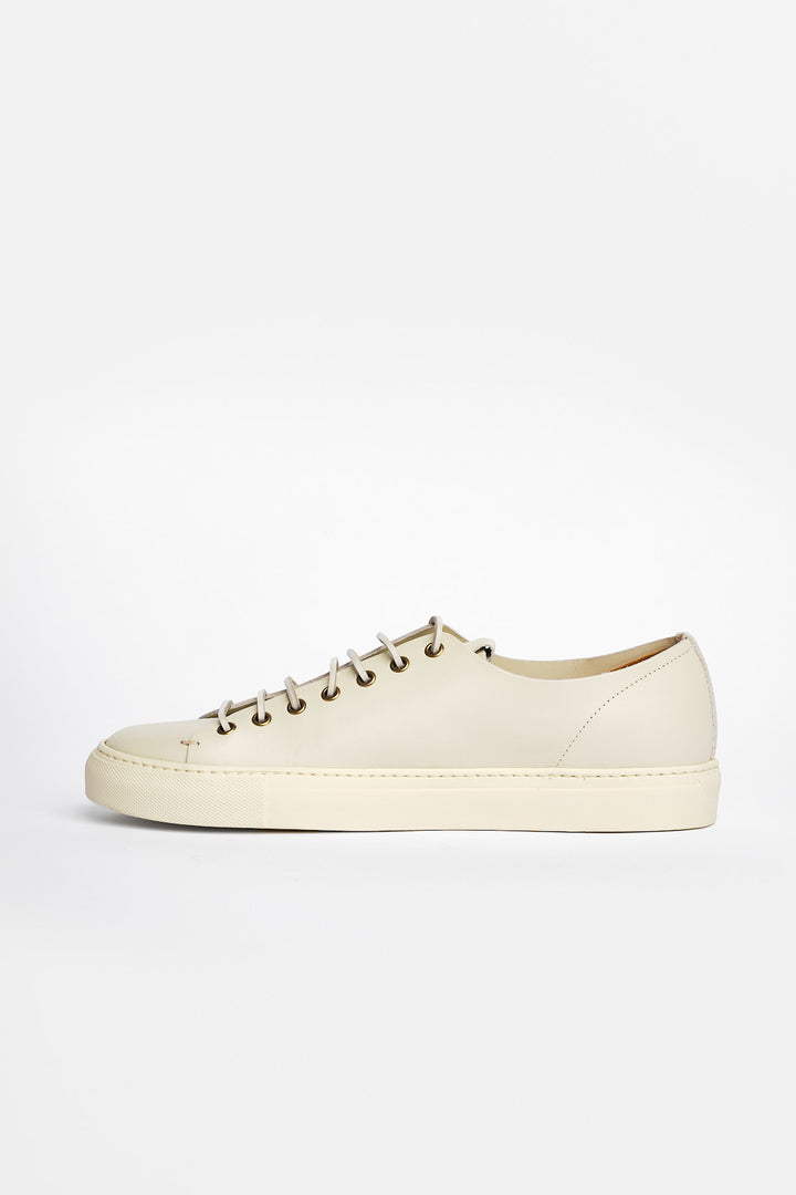 Klassisk Tanino Lædersneaker Anis
