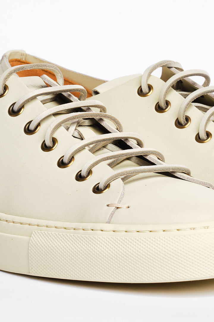 Klassisk Tanino Lædersneaker Anis