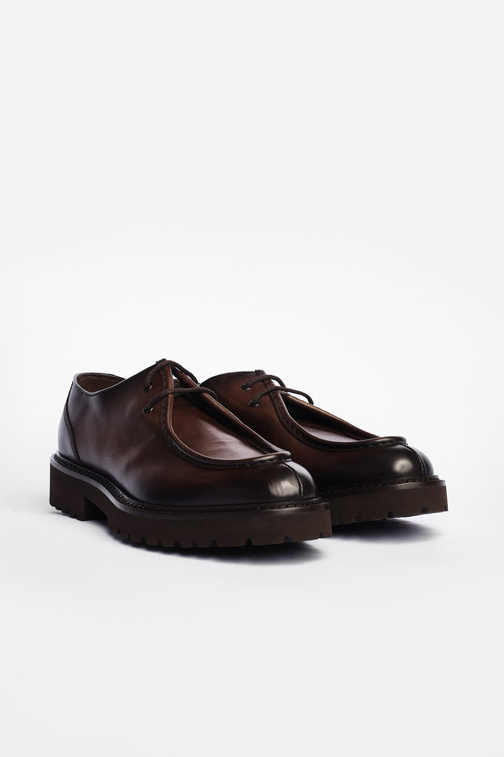 Scarpa Leather Shoe Dark Brown