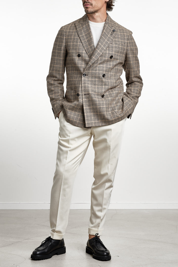 Single Breasted Check Blazer Multi – Lardini, helbild