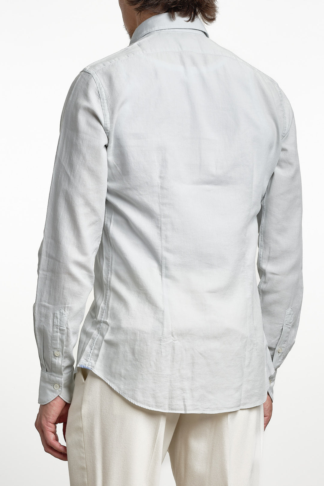 Luxury Garment Dyed Flannel Shirt Kit – Xacus, detaljbild tyg