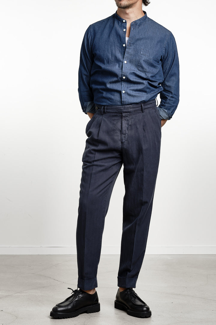 Noto 2 Chambray Shirt Denim – Massimo Alba, helbild