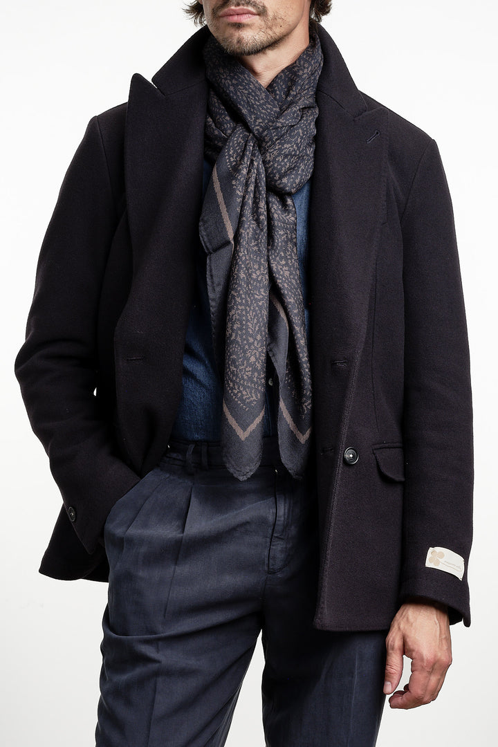Stole Cashmere Silk Scarf Multi – Massimo Alba, detalj