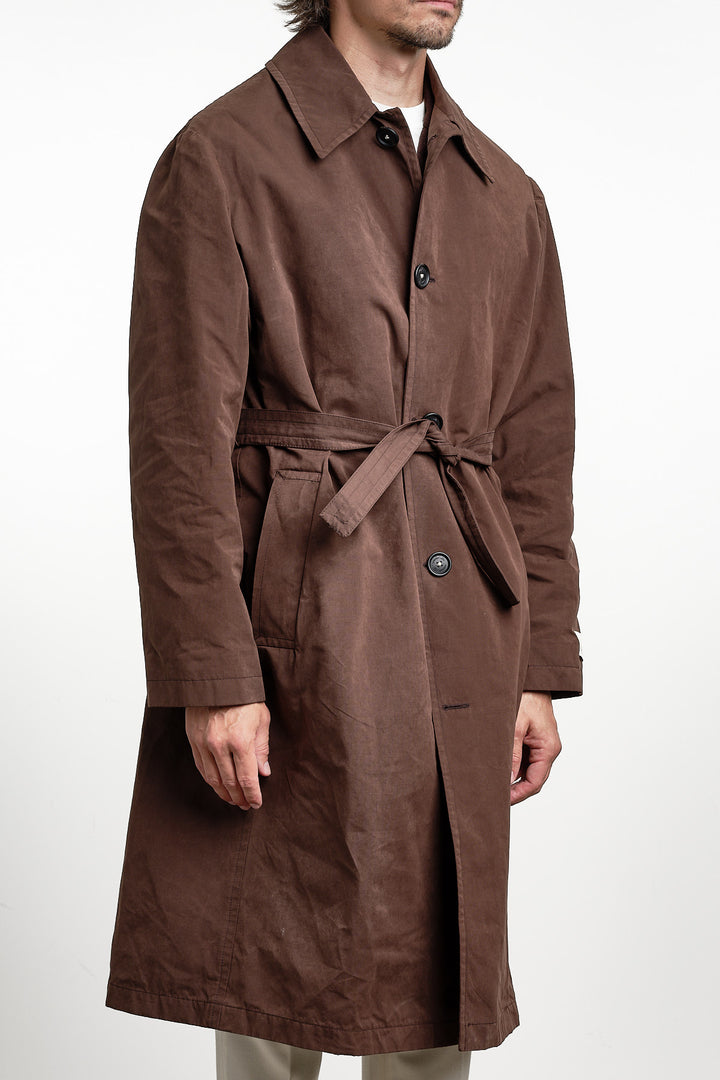 Mustang Oversized Cotton Coat Dark Brown – Massimo Alba, sidan