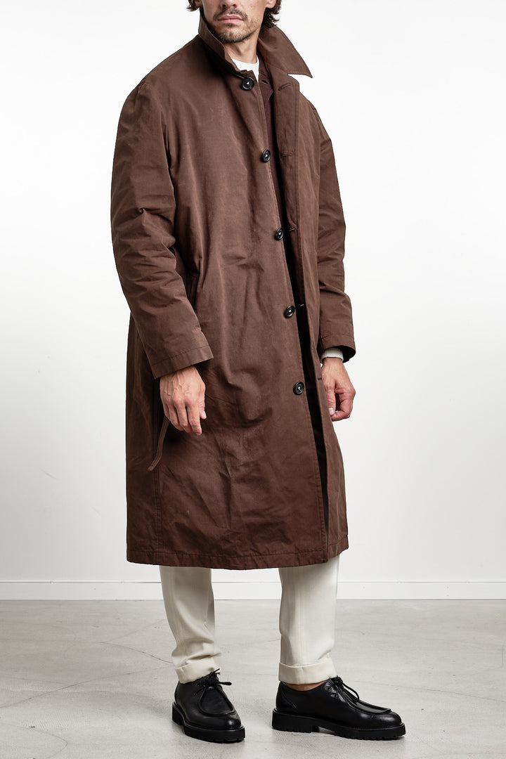 Mustang Oversized Cotton Coat Dark Brown – Massimo Alba, helbild