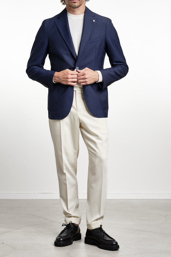 Luxury Wool Blazer Blue – L.B.M. 1911, helbild
