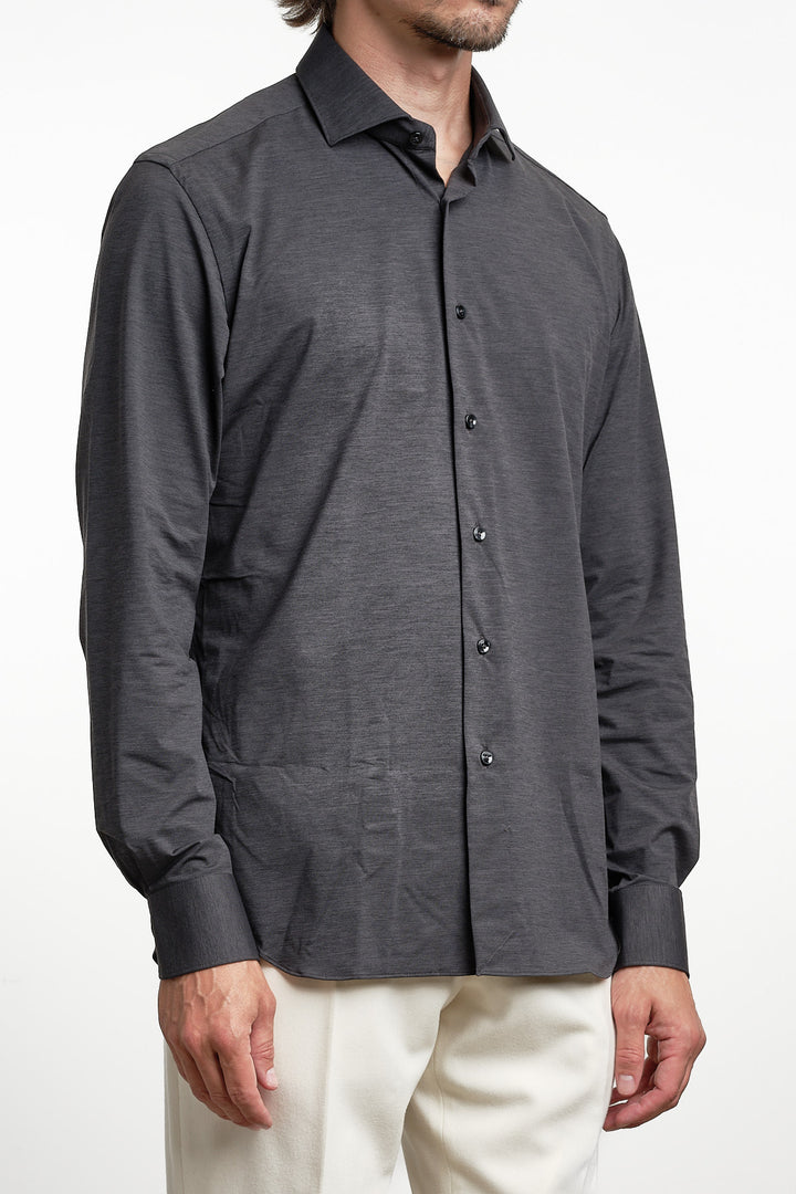 Active Tecnico Melange Shirt Dark Grey – Xacus, sidan
