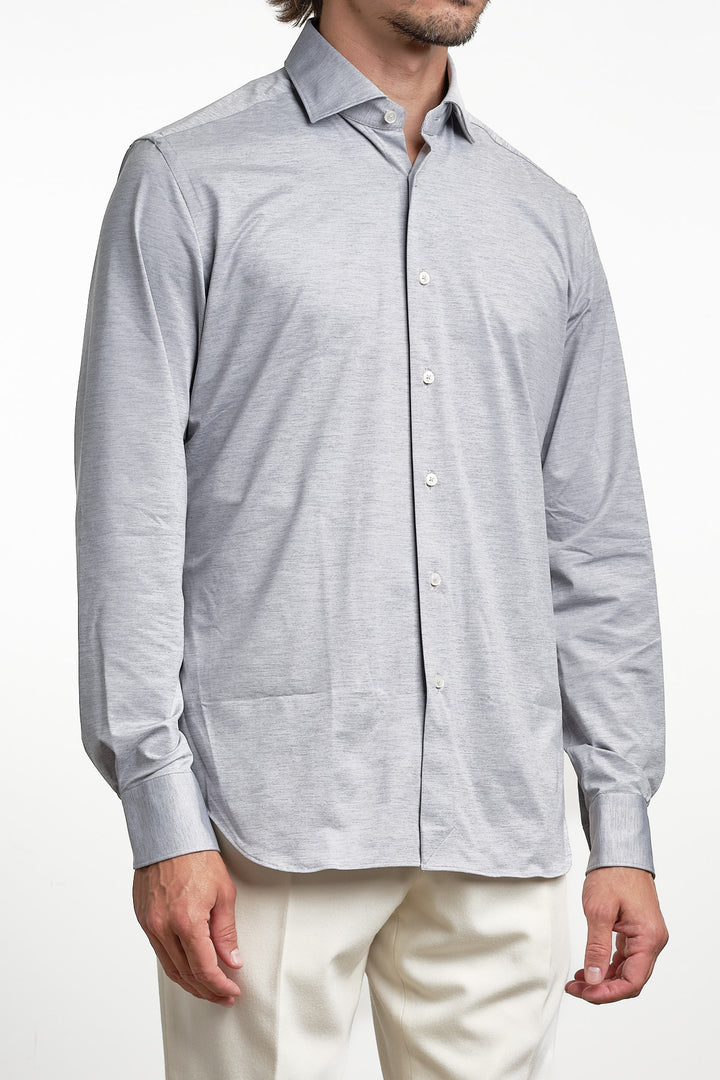 Active Tecnico Melange Shirt Light Grey – Xacus, sidan