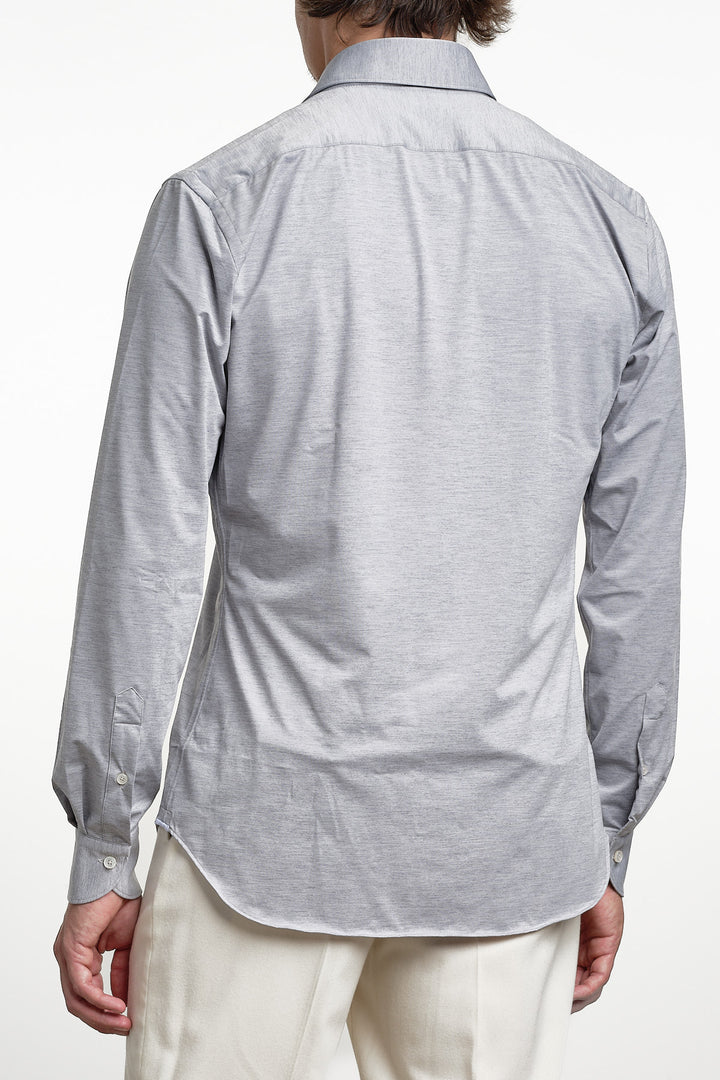 Active Tecnico Melange Shirt Light Grey – Xacus, bakifrån