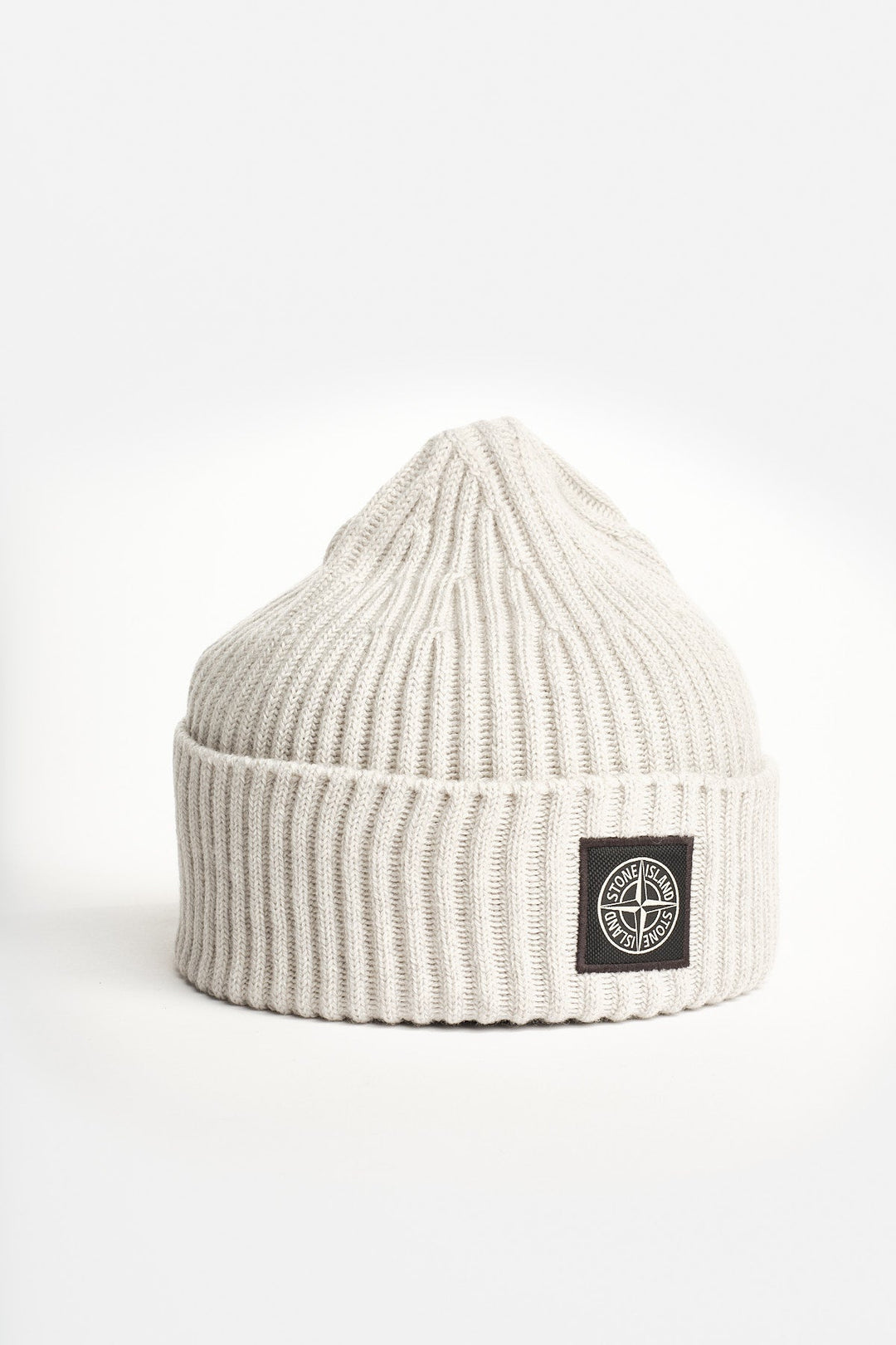 Full RIB Wool Beanie Medium Beige – Stone Island, helbild