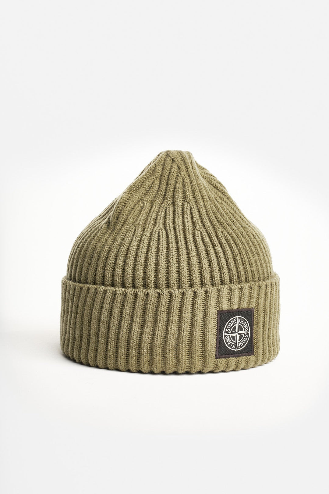 Full RIB Wool Beanie MILITARY GREEN – Stone Island, helbild
