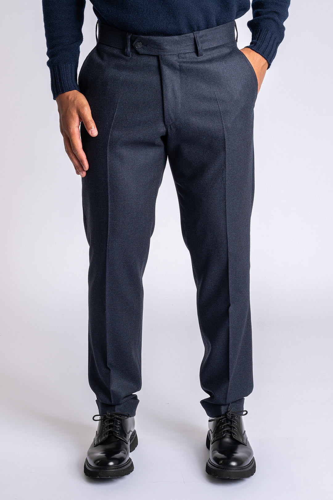 Ken Pat Trouser Dark Navy